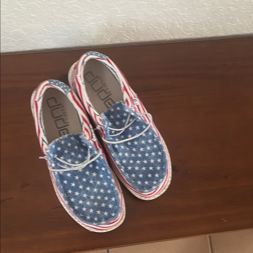 Hey Dude 4th of July kids shoes